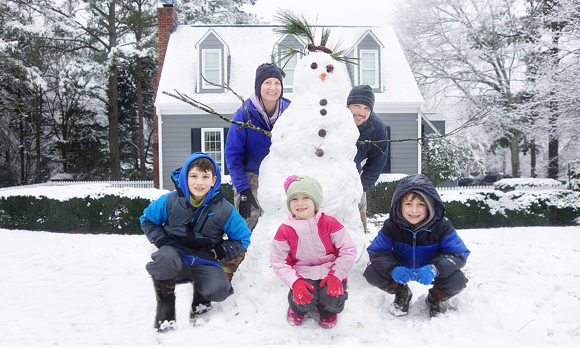 Rare Snow Day in Barrow County